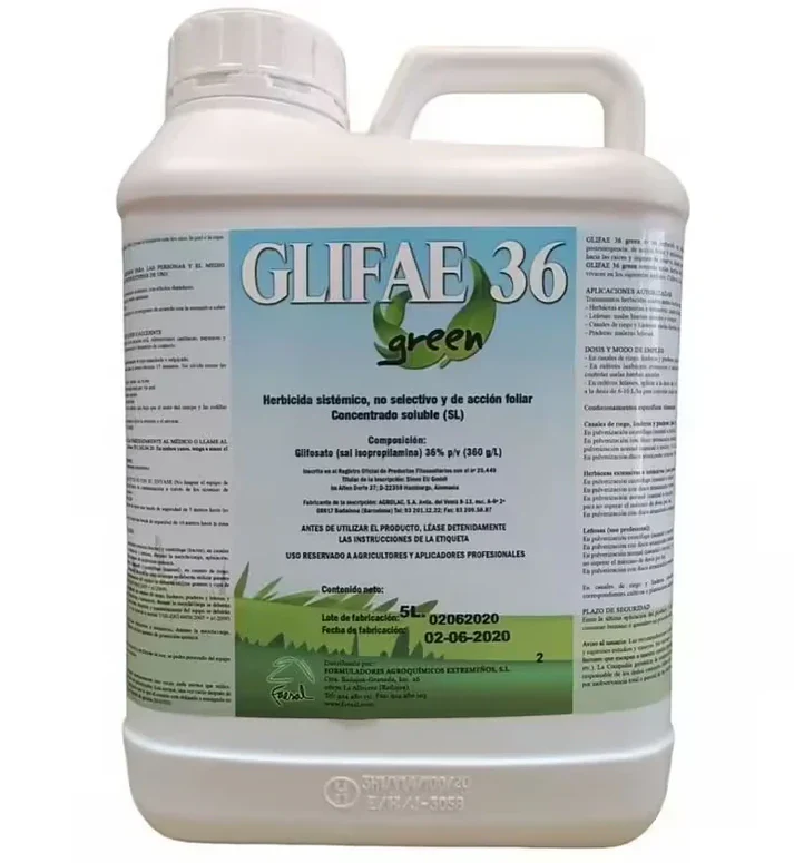 Désherbant Glyphosate GLIFAE 5L Herbicide