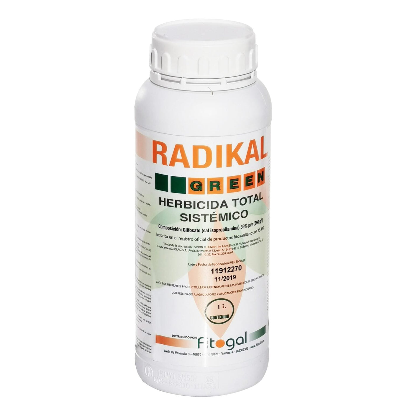 Désherbant Glyphosate Herbicide Radikal 1L tous jardins