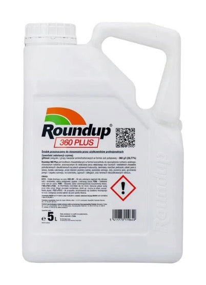 Désherbant Glyphosate Roundup 360 Plus 5L Herbicide Puissant