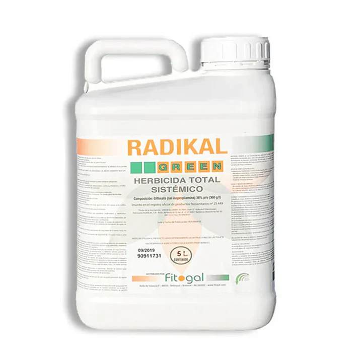 Herbicide Radikal 5 L – Désherbant non sélectif à base de glyphosate Jardin
